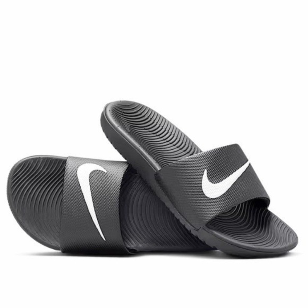 Nike Kawa Shower Slide Sandals Boys 2Y Black 819352-001